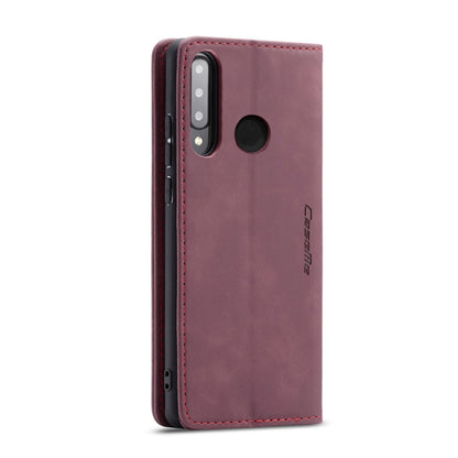 CaseMe-013 Multifunctional Retro Frosted Horizontal Flip Leather Case for Huawei P30 Lite, with Card Slot & Holder & Wallet (Wine Red) - Huawei Cases by CaseMe | Online Shopping South Africa | PMC Jewellery | Buy Now Pay Later Mobicred