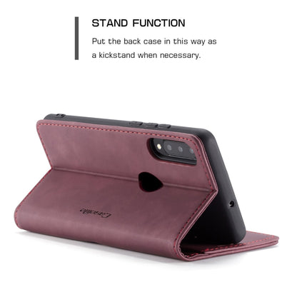 CaseMe-013 Multifunctional Retro Frosted Horizontal Flip Leather Case for Huawei P30 Lite, with Card Slot & Holder & Wallet (Wine Red) - Huawei Cases by CaseMe | Online Shopping South Africa | PMC Jewellery | Buy Now Pay Later Mobicred