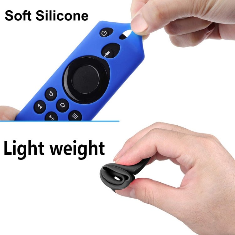 Non-slip Texture Washable Silicone Remote Control Cover for Amazon Fire TV Remote Controller (Purple) - Remote Control Covers by PMC TechLife | Online Shopping South Africa | PMC TechLife