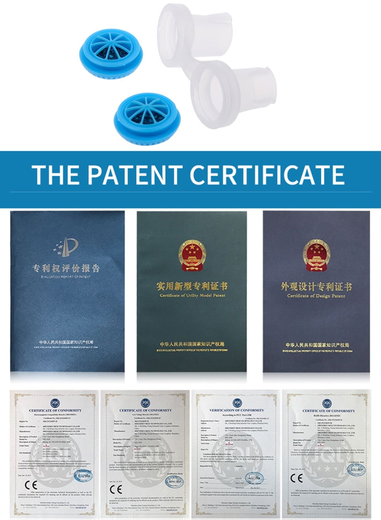 2 PCS 2 in 1 ABS Silicone Anti Snoring Air Purifier(Blue) - free shipping - PMC TechLife - Order now!