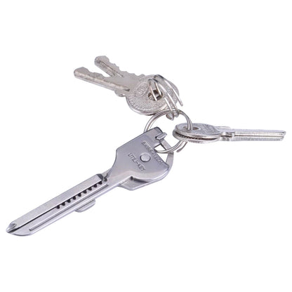 SWISS+TECH Stainless Steel 6 in 1 Multi-function Outdoor Key Chain, Foldable Mini Tools Key Ring - Mountaineering Outfit by PMC Jewellery | Online Shopping South Africa | PMC Jewellery