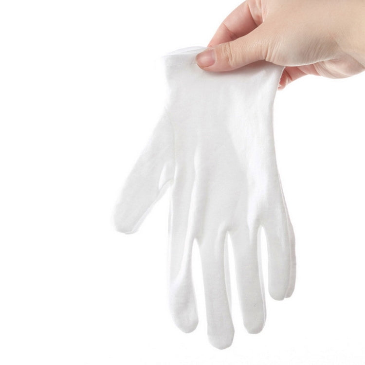 12 Pairs Pure Cotton Working Gloves, Medium Thick Size：Free Size - Safety Gloves by PMC Jewellery | Online Shopping South Africa | PMC Jewellery | Buy Now Pay Later Mobicred