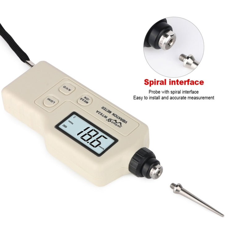 Wintact WT63A Vibration Meter Digital Tester Vibrometer Analyzer Acceleration Velocity(Black Red) - free shipping - PMC TechLife - Order now!