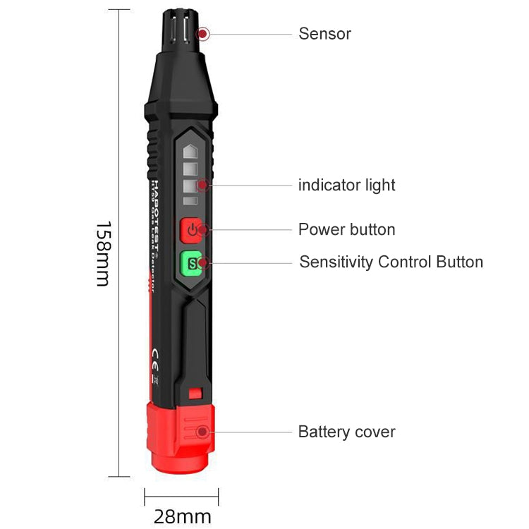 HABOTEST HT59 Combustible Gas Detector - Gas Monitor by HABOTEST | Online Shopping South Africa | PMC TechLife | Buy Now Pay Later Mobicred