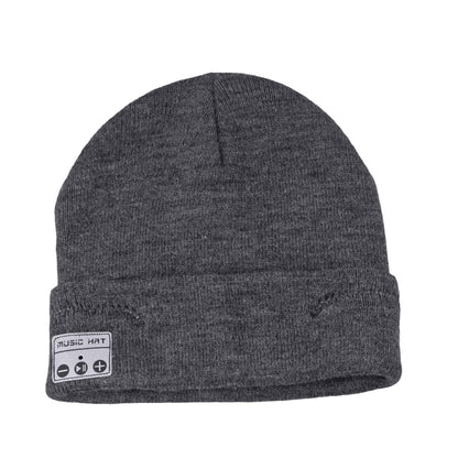 Bluetooth Warm Knit Hat, Supports Phone Answering & Bluetooth Photo Taking & Music Playing (Grey) - Knitted Cap by PMC Jewellery | Online Shopping South Africa | PMC Jewellery