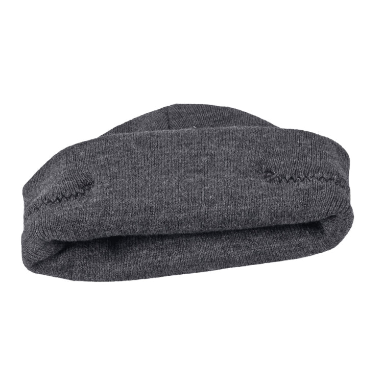 Bluetooth Warm Knit Hat, Supports Phone Answering & Bluetooth Photo Taking & Music Playing (Grey) - Knitted Cap by PMC Jewellery | Online Shopping South Africa | PMC Jewellery