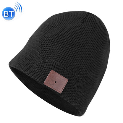 Bluetooth Warm Knit Hat, Supports Phone Answering & Bluetooth Photo Taking & Music Playing (Black) - Knitted Cap by PMC Jewellery | Online Shopping South Africa | PMC Jewellery