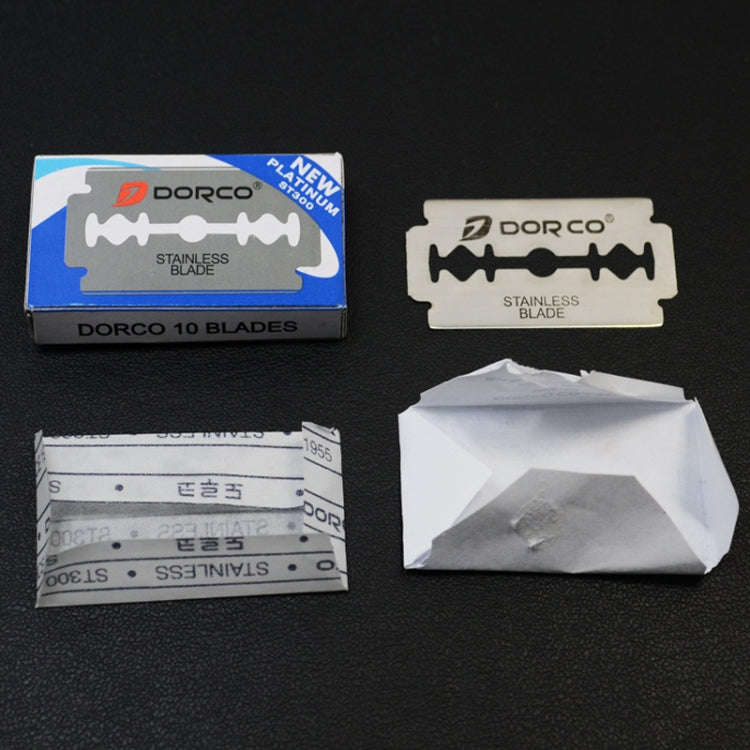 10 Boxes Practical Old-fashioned Stainless Steel Double-sided Blade Shaving Eyebrow Chimer Blade(Silver) - free shipping - PMC TechLife - Order now!
