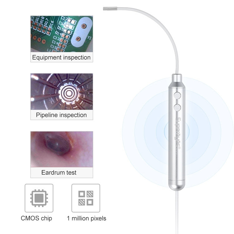 Supereyes Y001 Ear Mite Mouth Electronic Digital Fixed Focus Endoscope - Ear Care Tools by Supereyes | Online Shopping South Africa | PMC Jewellery