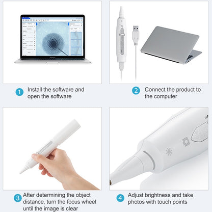 Supereyes Y008 Ear Nose Mouth Wireless Digital Electronic Endoscope - Ear Care Tools by Supereyes | Online Shopping South Africa | PMC Jewellery