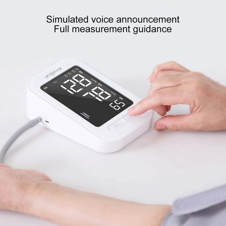 Original Xiaomi Youpin Andon Intelligent Blood Pressure Monitor(White) - Sphygmomanometer by Xiaomi | Online Shopping South Africa | PMC Jewellery