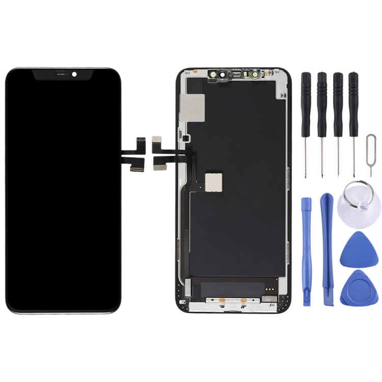 GX OLED LCD Screen for iPhone 11 Pro Max Digitizer Full Assembly with Frame(Black) - LCD Related Parts by GX | Online Shopping South Africa | PMC Jewellery | Buy Now Pay Later Mobicred