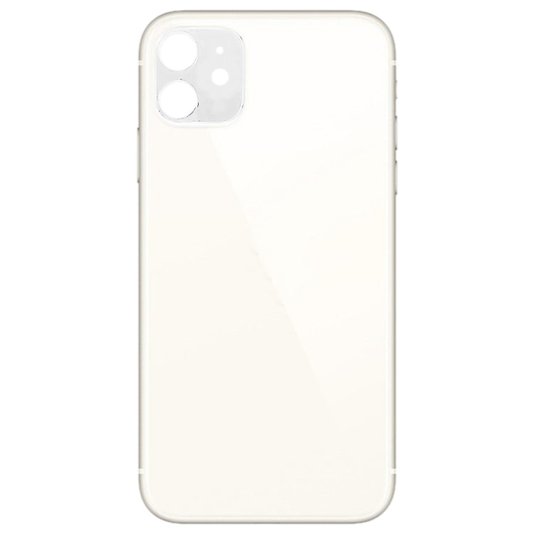 Glass Battery Back Cover for iPhone 11(White) - Back Cover by PMC TechLife | Online Shopping South Africa | PMC TechLife | Buy Now Pay Later Mobicred