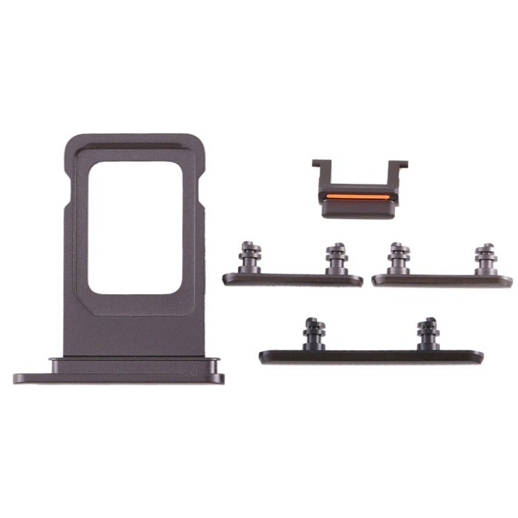 SIM Card Tray + Side Key for iPhone 11(Black) - Others by PMC TechLife | Online Shopping South Africa | PMC TechLife