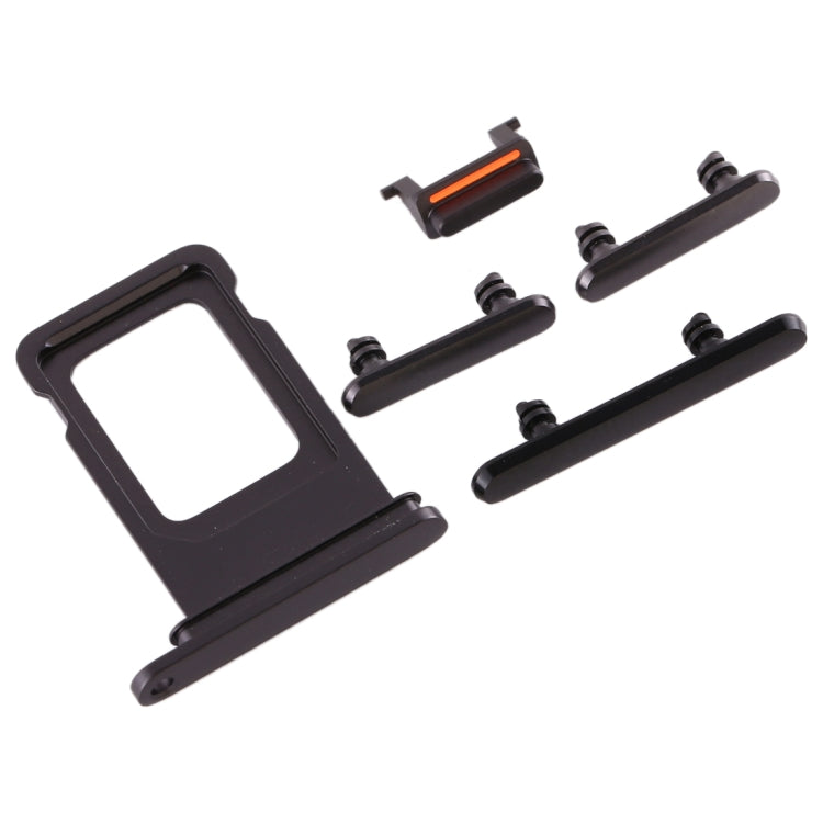 SIM Card Tray + Side Key for iPhone 11(Black) - Others by PMC TechLife | Online Shopping South Africa | PMC TechLife