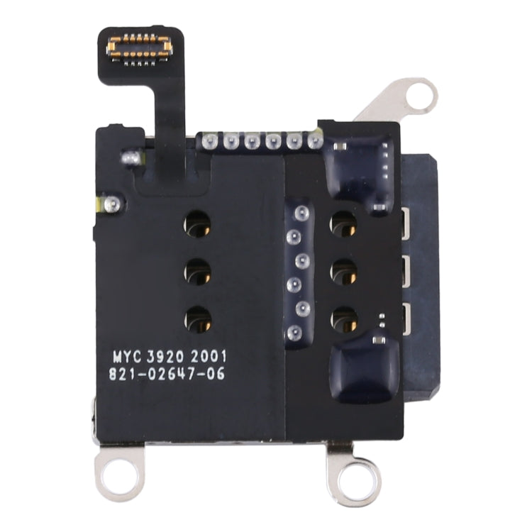 Single SIM Card Holder Socket with Flex Cable for iPhone 12 / 12 Pro - Flex Cable by PMC TechLife | Online Shopping South Africa | PMC TechLife