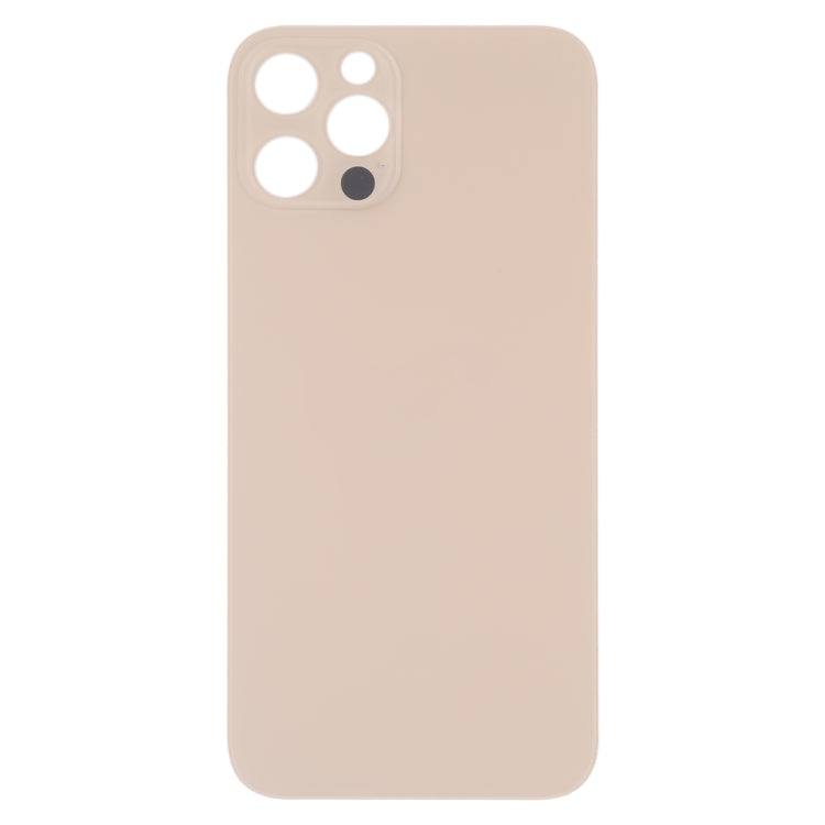 Easy Replacement Big Camera Hole Glass Back Battery Cover for iPhone 13 Pro Max(Gold) - Back Cover by PMC TechLife | Online Shopping South Africa | PMC TechLife