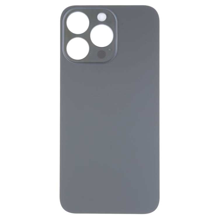 Easy Replacement Big Camera Hole Glass Back Battery Cover for iPhone 14 Pro(Black) -  by PMC TechLife | Online Shopping South Africa | PMC TechLife