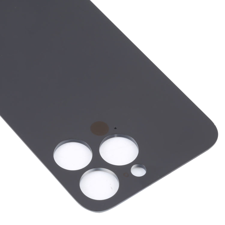 Easy Replacement Big Camera Hole Glass Back Battery Cover for iPhone 14 Pro(Black) -  by PMC TechLife | Online Shopping South Africa | PMC TechLife