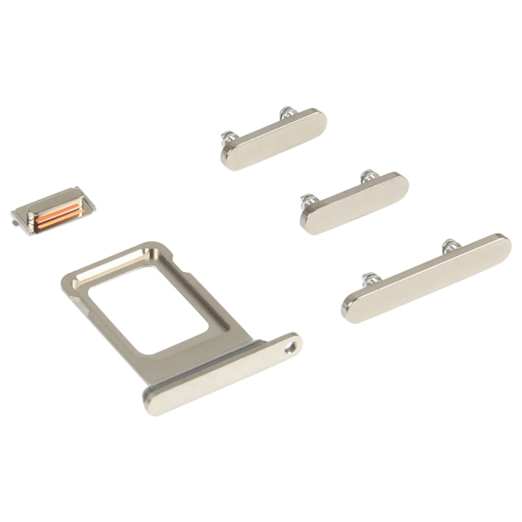 SIM Card Tray + Side Keys for iPhone 14 Pro Max(Gold) -  by PMC Jewellery | Online Shopping South Africa | PMC Jewellery