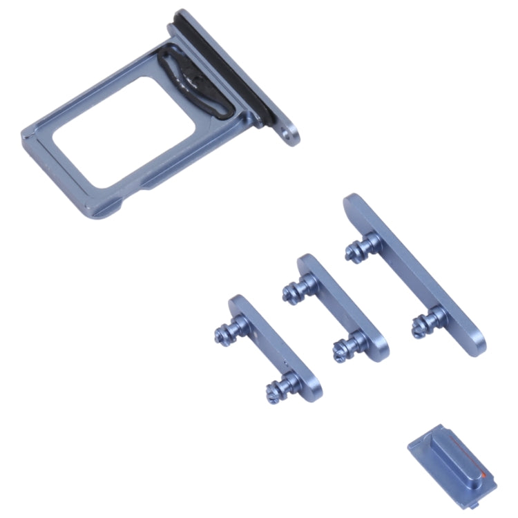 SIM Card Tray + SIM Card Tray + Side Keys for iPhone 14 (Blue) -  by PMC TechLife | Online Shopping South Africa | PMC TechLife