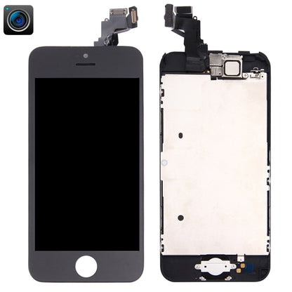 10 PCS Digitizer Assembly (Camera + LCD + Frame + Touch Panel) for iPhone 5C (Black) - iPhone 5 Parts by PMC Jewellery | Online Shopping South Africa | PMC Jewellery