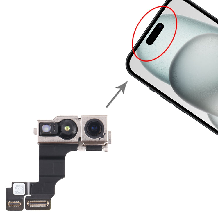 For iPhone 15 Front Facing Camera -  by PMC TechLife | Online Shopping South Africa | PMC TechLife