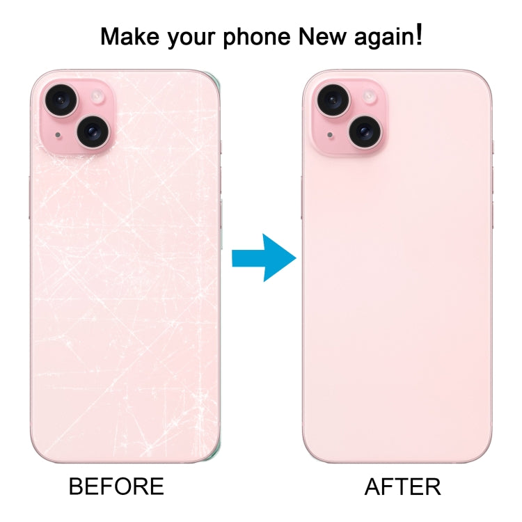 For iPhone 15 Glass Battery Back Cover(Pink) -  by PMC TechLife | Online Shopping South Africa | PMC TechLife