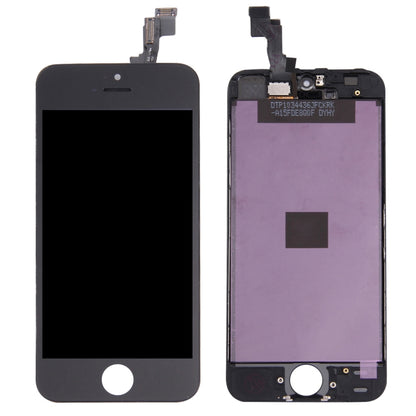 5PCS Black + 5 PCS White TFT LCD Screen for iPhone 5S with Digitizer Full Assembly - iPhone 5 Parts by PMC Jewellery | Online Shopping South Africa | PMC Jewellery