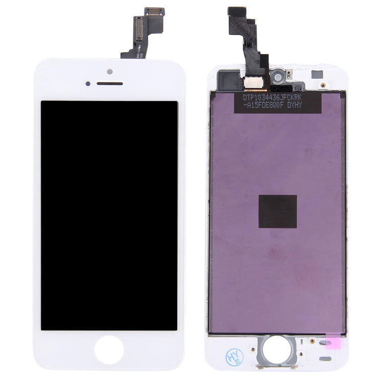 5PCS Black + 5 PCS White TFT LCD Screen for iPhone 5S with Digitizer Full Assembly - iPhone 5 Parts by PMC Jewellery | Online Shopping South Africa | PMC Jewellery