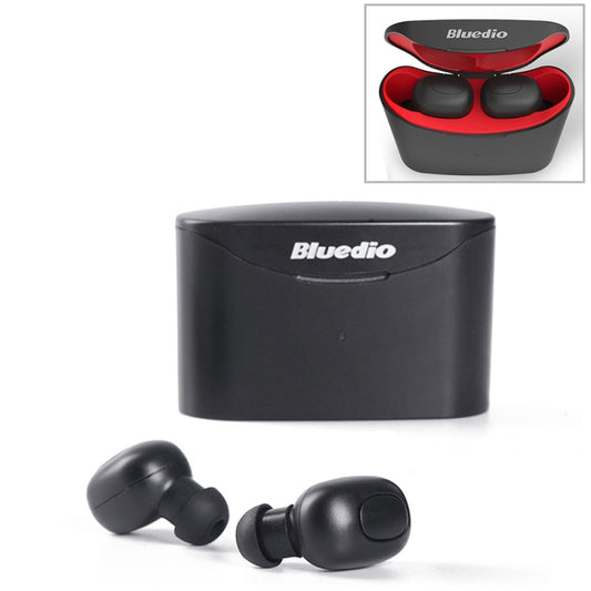 Bluedio TWS T-elf Bluetooth Version 5.0 In-Ear Bluetooth Headset with Headphone Charging Cabin(Red) - TWS Earphone by Bluedio | Online Shopping South Africa | PMC Jewellery