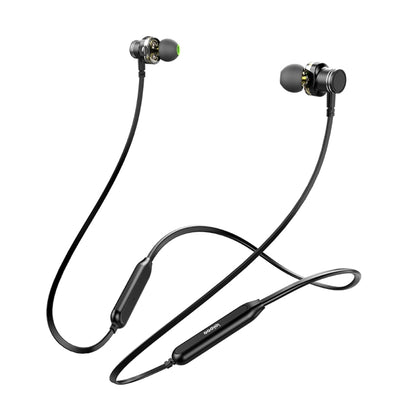 ipipoo GP-2  Quad-Core Dual-dynamic Drivers Sports Wireless Bluetooth V4.2 Earphone Neck Halter Style In-ear Headset(Black) - Neck-mounted Earphone by ipipoo | Online Shopping South Africa | PMC Jewellery