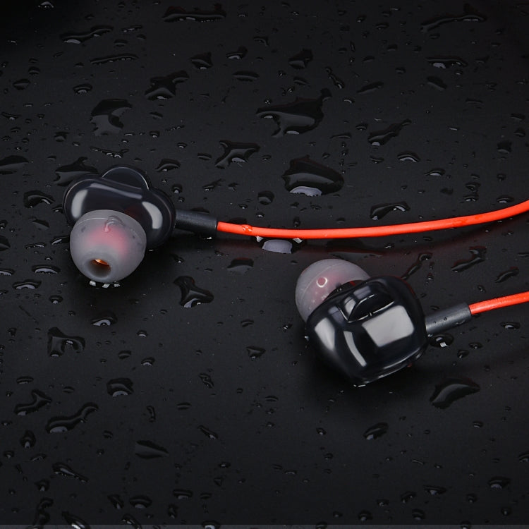 BH-I37 Bluetooth 5.0 Wire-controlled Bluetooth Earphone Built-in High-fidelity Microphone, Support Call (Red) - Bluetooth Earphone by PMC TechLife | Online Shopping South Africa | PMC TechLife