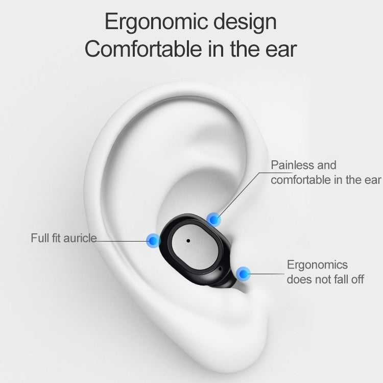 Q3 TWS Bluetooth 5.0 Binaural Stereo Automatic Matching Wireless Bluetooth Earphone(Black) - TWS Earphone by PMC TechLife | Online Shopping South Africa | PMC TechLife