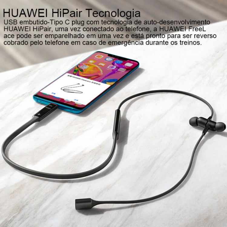 Original Huawei FreeLace CM70-C Bluetooth 5.0 Waterproof Hanging Neck Sports In-ear Bluetooth Headset(Black) - Neck-mounted Earphone by Huawei | Online Shopping South Africa | PMC Jewellery