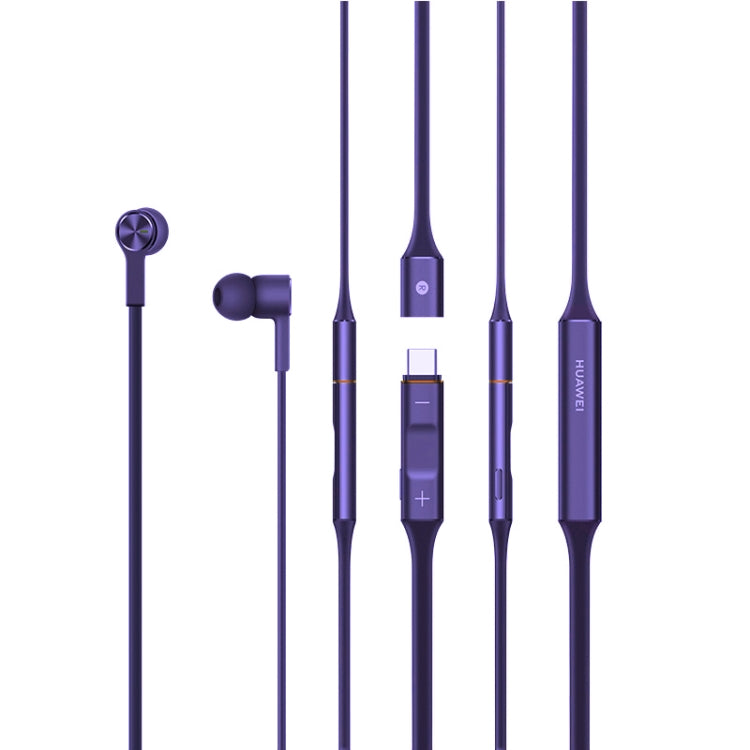 Original Huawei FreeLace CM70-C Bluetooth 5.0 Waterproof Hanging Neck Sports In-ear Bluetooth Headset(Purple) - Neck-mounted Earphone by Huawei | Online Shopping South Africa | PMC Jewellery