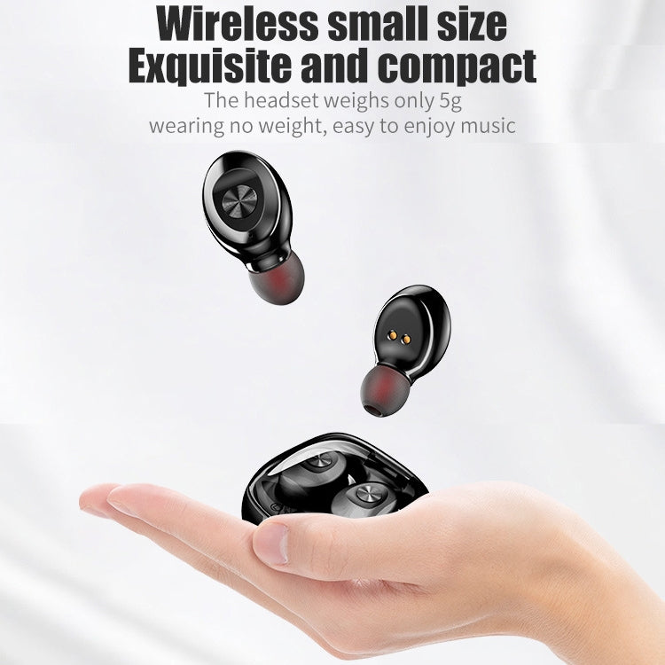XG-8 TWS Digital Display Touch Bluetooth Earphone with Magnetic Charging Box(Pink) - TWS Earphone by PMC TechLife | Online Shopping South Africa | PMC TechLife