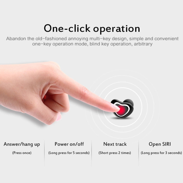 X7 Bluetooth 4.1 Mini Invisible Wireless Sports Bluetooth Earphone with Charging Box (Red) - Bluetooth Earphone by PMC TechLife | Online Shopping South Africa | PMC TechLife