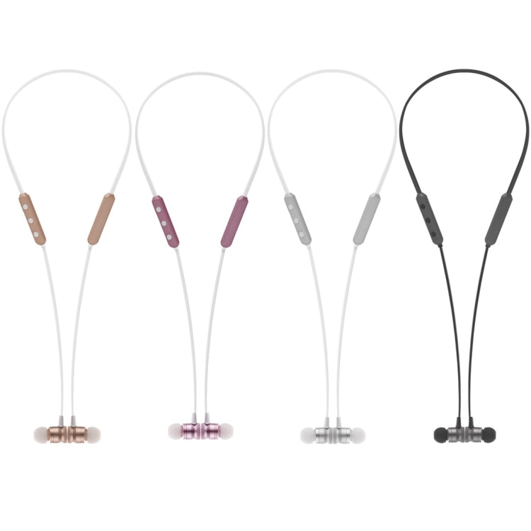 BT-890 Bluetooth 4.2 Hanging Neck Design Bluetooth Headset, Support Music Play & Switching & Volume Control & Answer(Silver) - Neck-mounted Earphone by PMC TechLife | Online Shopping South Africa | PMC TechLife