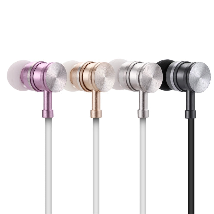 F3 Bluetooth 4.2 Hanging Neck Design Bluetooth Headset, Support Music Play & Switching & Volume Control & Answer(Rose Gold) - Neck-mounted Earphone by PMC TechLife | Online Shopping South Africa | PMC TechLife