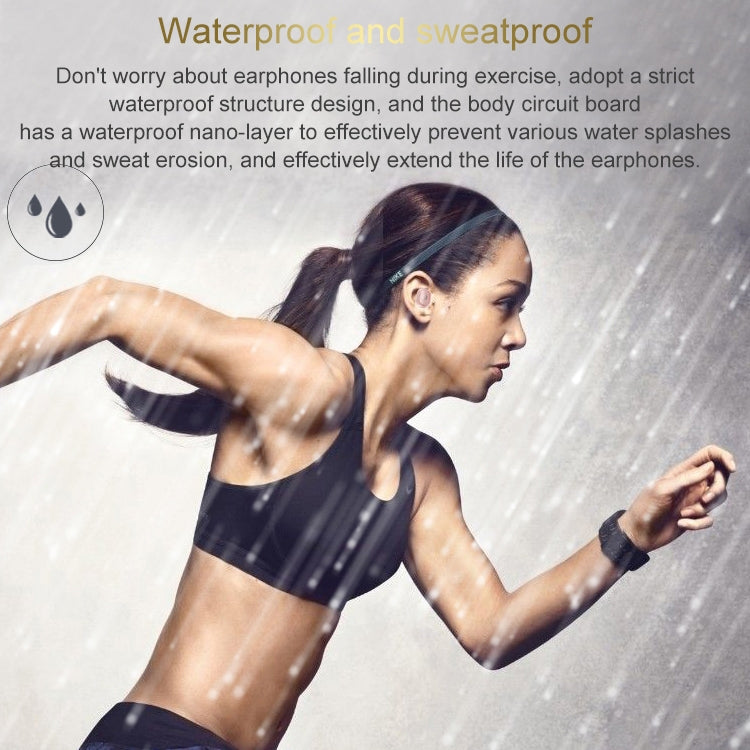 H58 Bluetooth 4.1 Single In-ear Invisible Wireless Bluetooth Earphone(Black) - Bluetooth Earphone by PMC TechLife | Online Shopping South Africa | PMC TechLife