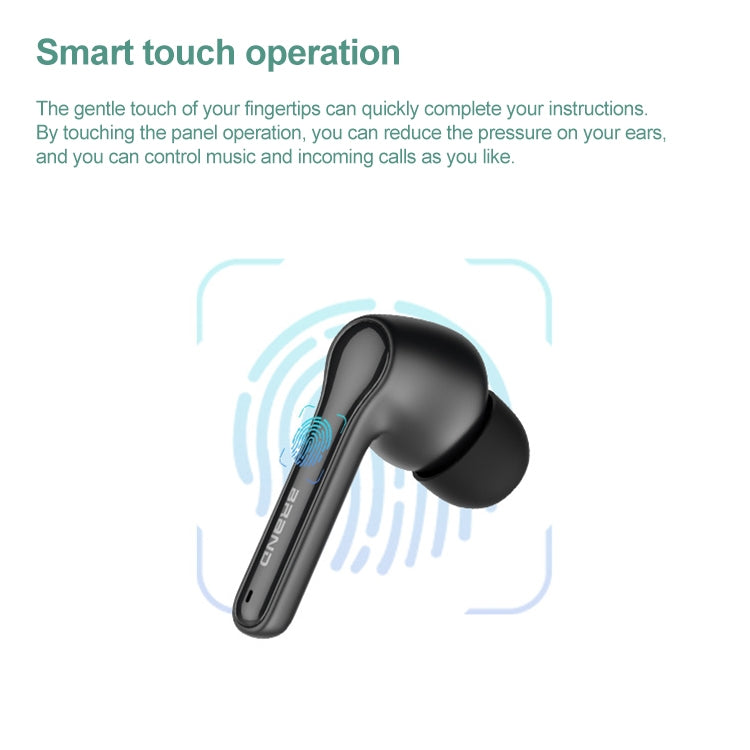 ETE-51 TWS In-Ear Wireless Touch Control Bluetooth 5.0 Sports Earphones (White) - TWS Earphone by PMC TechLife | Online Shopping South Africa | PMC TechLife