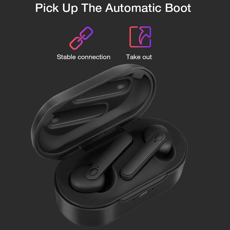 DT-5 IPX Waterproof Bluetooth 5.0 Wireless Bluetooth Earphone with Magnetic Charging Box, Support Call & Power Bank Function(Black) - Bluetooth Earphone by PMC Jewellery | Online Shopping South Africa | PMC Jewellery