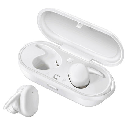 DT-7 IPX Waterproof Bluetooth 5.0 Wireless Bluetooth Earphone with 300mAh Magnetic Charging Box, Support Call(White) - Bluetooth Earphone by PMC Jewellery | Online Shopping South Africa | PMC Jewellery