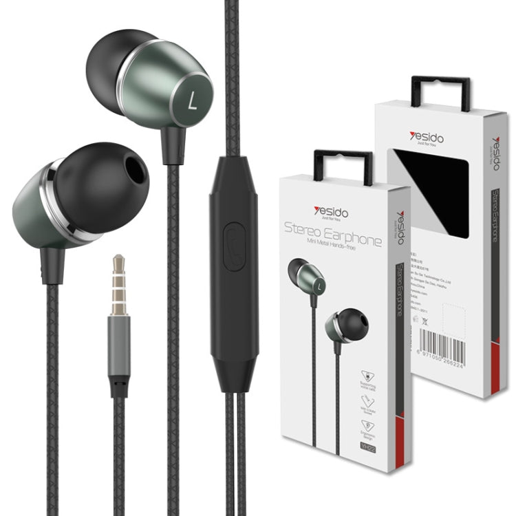 Yesido YH22 3.5mm In-Ear Wired Earphone, Length: 1.2m - In Ear Wired Earphone by Yesido | Online Shopping South Africa | PMC Jewellery