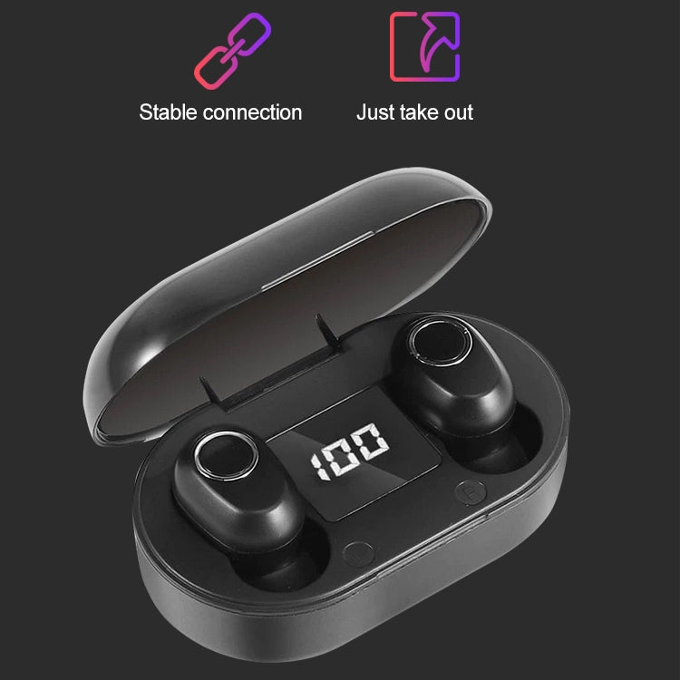 DT-13 Wireless Two Ear Bluetooth Headset Supports Touch & Smart Magnetic Charging(Pink) - Bluetooth Earphone by PMC TechLife | Online Shopping South Africa | PMC TechLife