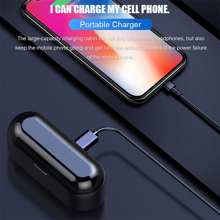 F9 TWS V5.0 Touch Control Binaural Wireless Bluetooth Headset with Charging Case and Digital Display - TWS Earphone by PMC TechLife | Online Shopping South Africa | PMC TechLife