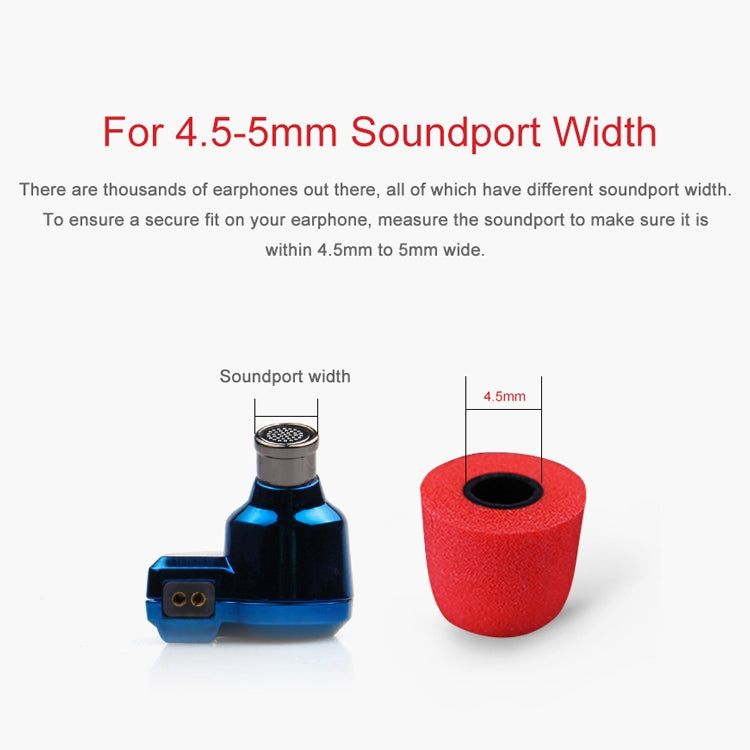 TRN Earphone Silicone Memory Foam Earplug(Grey) - Anti-dust & Ear Caps by TRN | Online Shopping South Africa | PMC TechLife | Buy Now Pay Later Mobicred