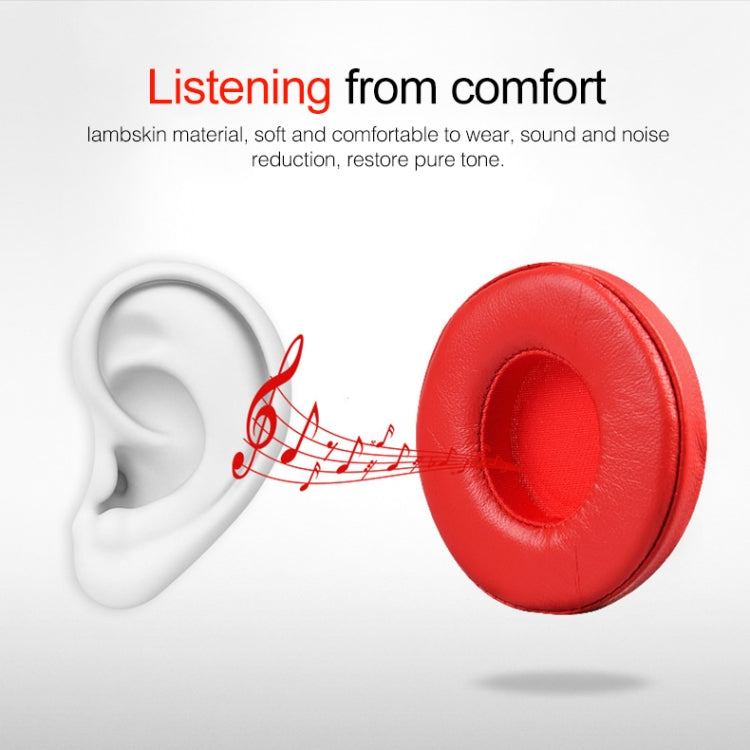1 Pair Leather Headphone Protective Case for Beats Solo2.0 / Solo3.0, Wireless Version (Grey) - Earmuff & Pad by PMC TechLife | Online Shopping South Africa | PMC TechLife
