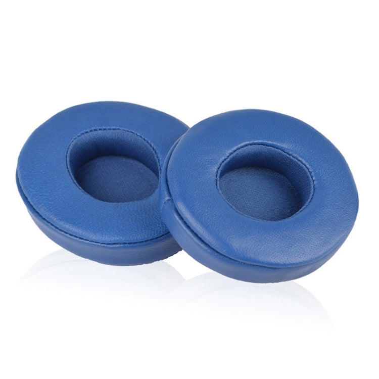 1 Pair Leather Headphone Protective Case for Beats Solo2.0 / Solo3.0, Wireless Version (Blue) - Earmuff & Pad by PMC TechLife | Online Shopping South Africa | PMC TechLife